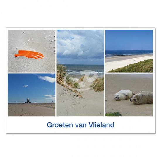 Ansichtkaart A6 Vlieland Duindoorkijk Compilatie 
