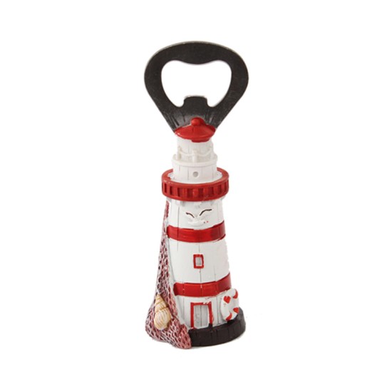 Vuurtoren rood/wit als opener Vuurtoren rood/wit als opener