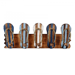 Kapstok Slippers met 5 ophanghaken