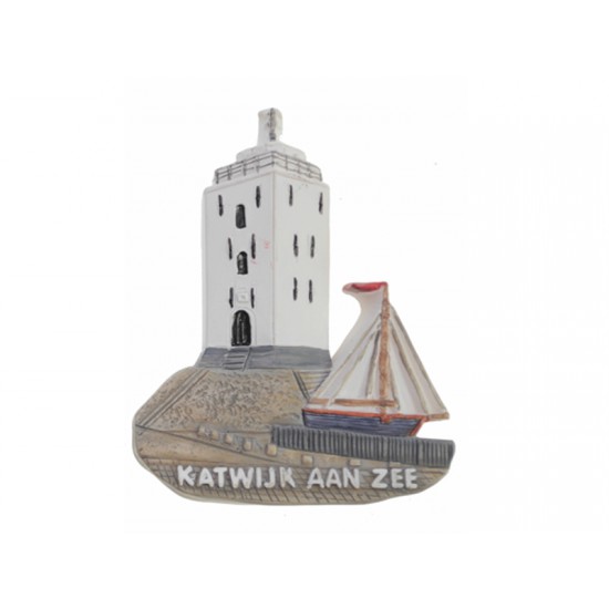Magneet Vuurtoren van Katwijk aan Zee model 2 Magneet Vuurtoren van Katwijk aan Zee model 2