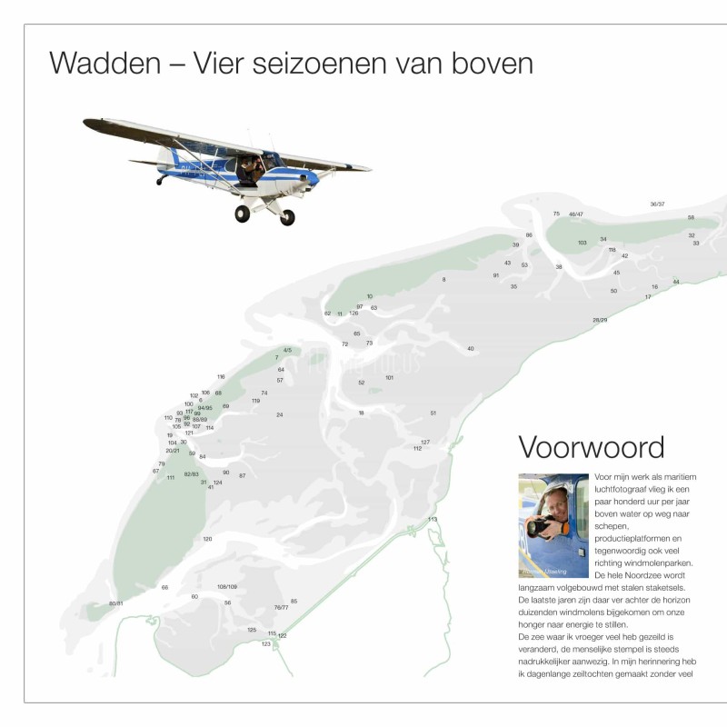 Wadden vier seizoenen van boven