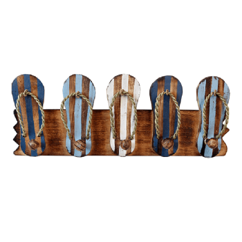 Kapstok Slippers met 5 ophanghaken