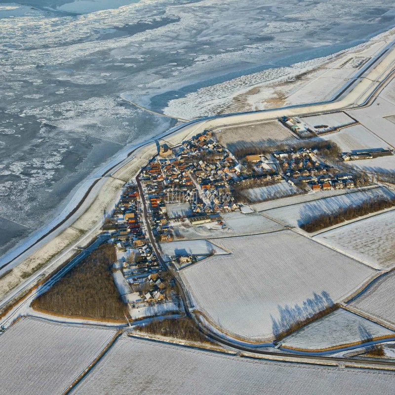 Wadden vier seizoenen van boven