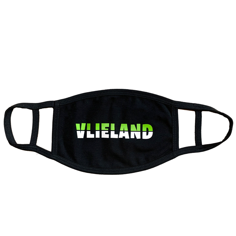 Mondkapje Vlieland Groen-Wit