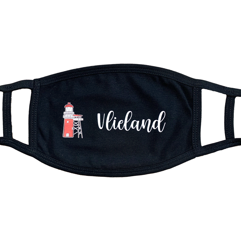 Mondkapje Vlieland met vuurtoren