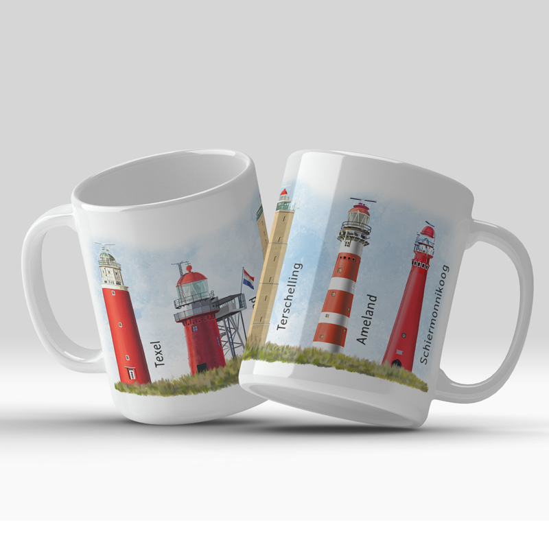 Mok Vuurtorens Waddeneilanden