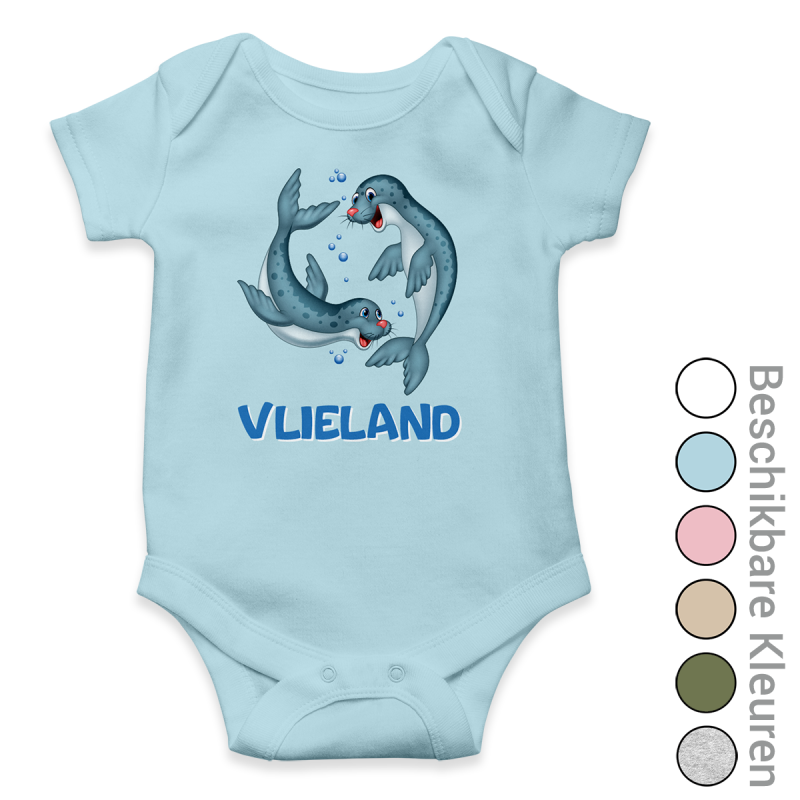 Vlieland Rompertje Spelende Zeehonden