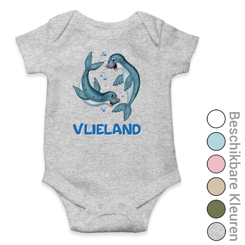 Vlieland Rompertje Spelende Zeehonden