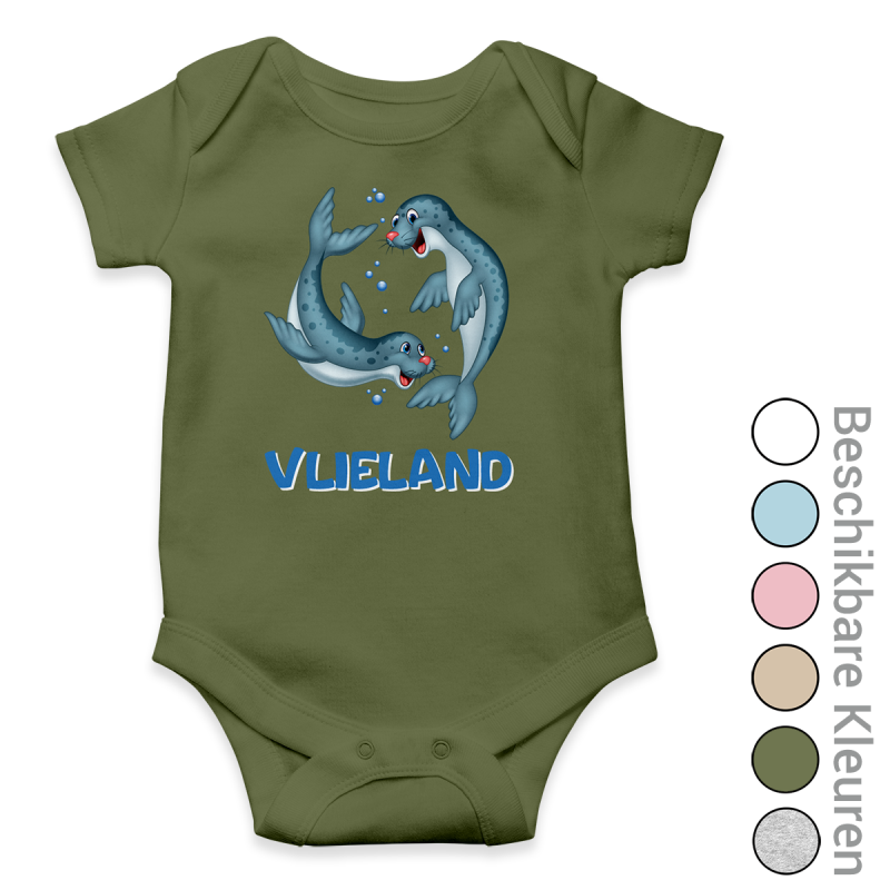 Vlieland Rompertje Spelende Zeehonden