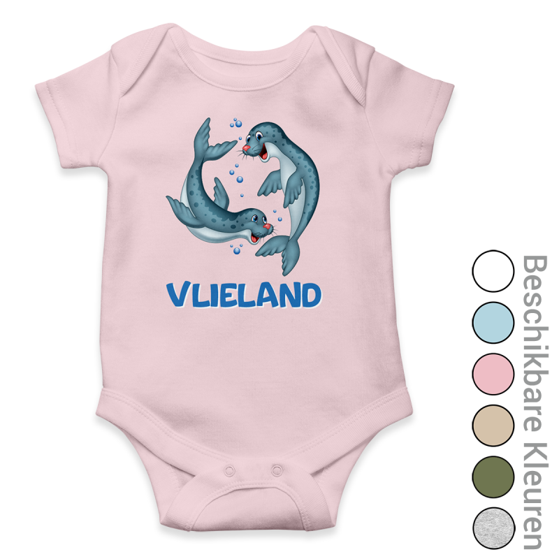 Vlieland Rompertje Spelende Zeehonden