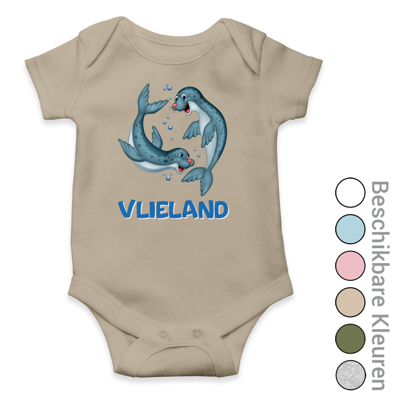 Vlieland Rompertje Spelende Zeehonden