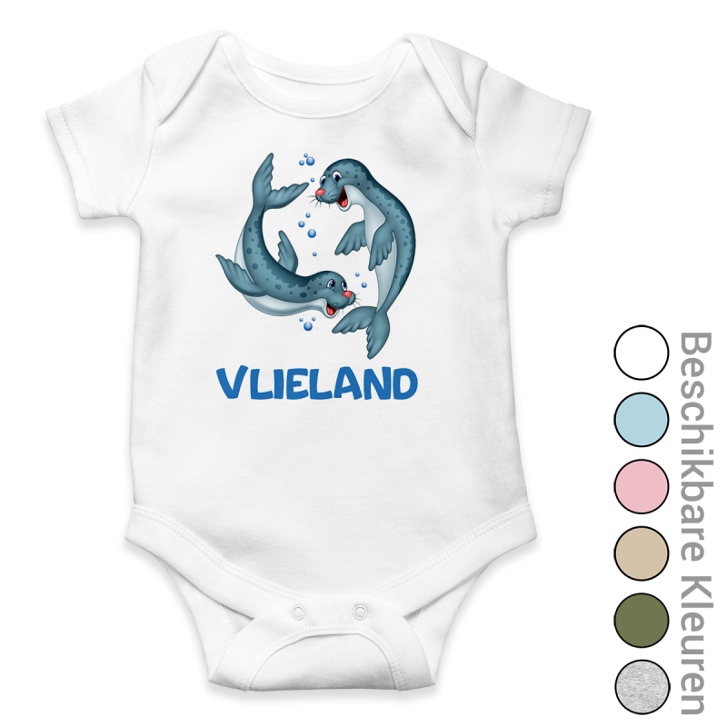 Vlieland Rompertje Spelende Zeehonden