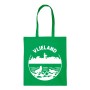 Katoenen Tas Vlieland Vintage met Vuurtoren Groen