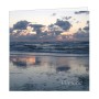 Wenskaart Strand Ondergaande Zon