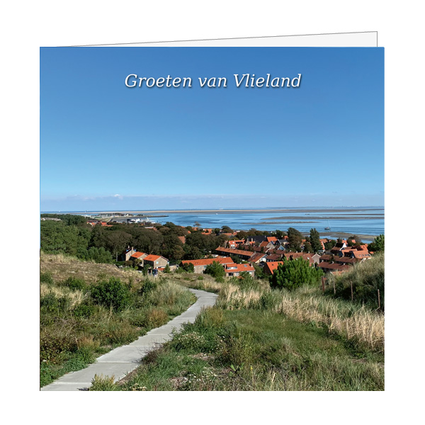 Wenskaart Dorp Vanaf Vuurtoren