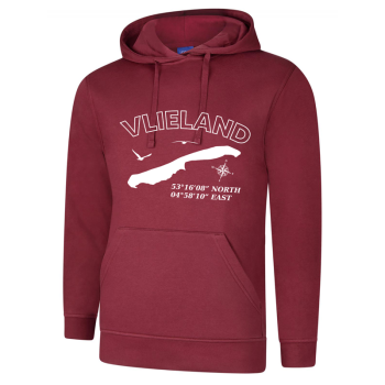 Vlieland Hoodie Maroon