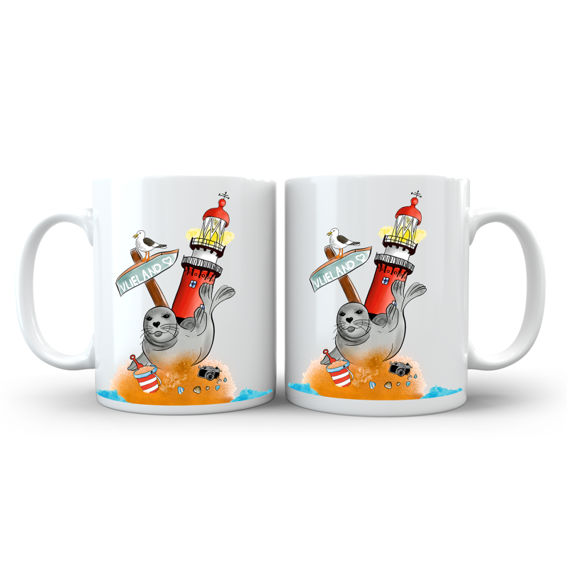 Mok Vlieland zeehond op zandplaat